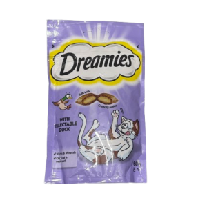 تشویقی دریمیز گربه با طعم اردک Dreamies Cat Treats with Duck Flavor