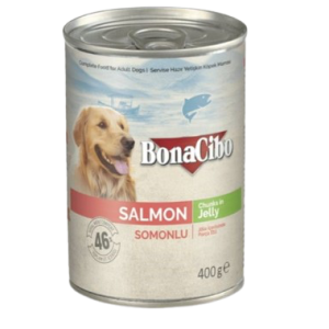 کنسرو سگ بوناسیبو با طعم سالمون (Bonacibo Canned Dog Food)