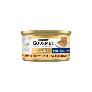 کنسرو گورمت گربه با طعم بوقلمون (Gourmet)