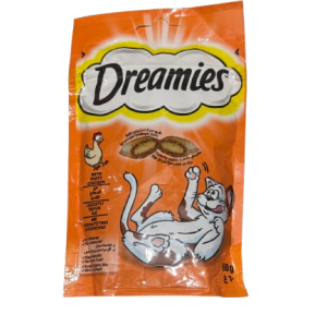 تشویقی دریمیز گربه با طعم مرغ  Dreamies Cat Treats with  Chicken Flavor