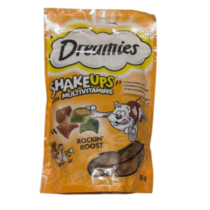 تشویقی مولتی ویتامین دریمیز گربه با طعم ماکیان Dreamies Shake Ups Multivitamins with Poultry