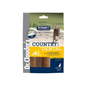 تشویقی دنتال سگ دکتر کلادرز دنتال با طعم مرغ Dr. Clauder’s Dental Snack -chicken وزن 120 گرم